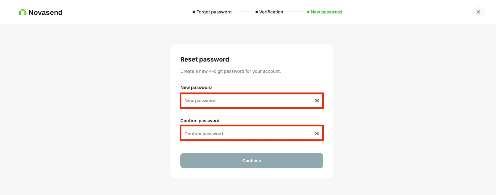 Set New Password